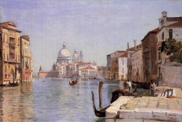 Venecia Vista del Campo della Carita desde la Cúpula de la Salute plein air Romanticismo Jean Baptiste Camille Corot Pinturas al óleo